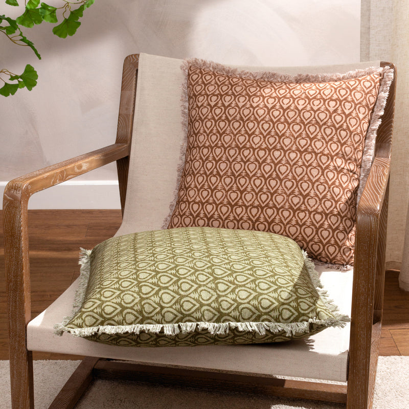 Yard Georgi Cushion Cover in Pecan