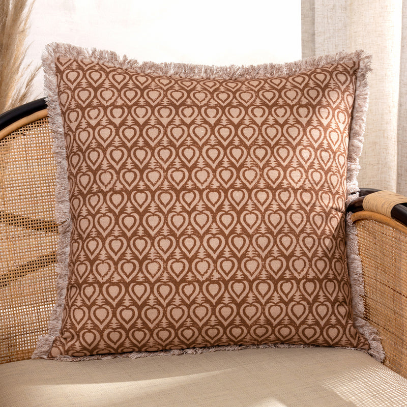 Yard Georgi Cushion Cover in Pecan