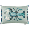 Animal Blue Cushions - Gerroa Printed Cushion Cover Seafoam Voyage Maison