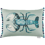 Animal Blue Cushions - Gerroa Printed Cushion Cover Seafoam Voyage Maison