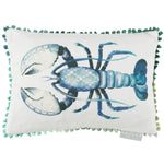 Voyage Maison Gerroa Small Printed Cushion Cover in Cobalt