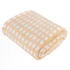 Check Yellow Throws - Gingham Printed Fleece Throw Yellow Furn
