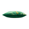 Paoletti Giraffe Palm Velvet Cushion Cover in Green