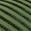 Striped Green Cushions - Giyla Chenille  Cushion Cover Forest furn.