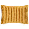 Striped Gold Cushions - Giyla Chenille  Cushion Cover Gold furn.