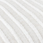 Striped White Cushions - Giyla Chenille  Cushion Cover Milk furn.