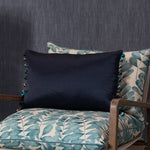 Additions Glaze Cushion Cover in Navy