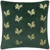 Not Applicable Green Cushions - Guilded Palms Embroidered Cushion Cover Emerald Paoletti