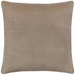 Not Applicable Brown Cushions - Guilded Palms Embroidered Cushion Cover Mink Paoletti