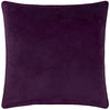 Not Applicable Purple Cushions - Guilded Palms Embroidered Cushion Cover Plum Paoletti