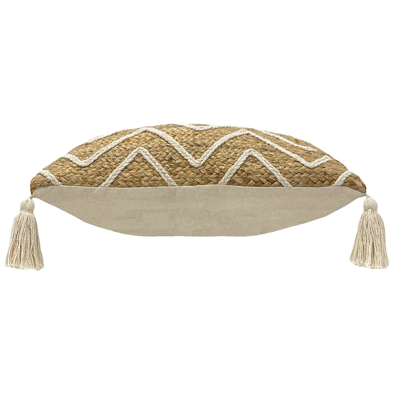 furn. Godi Braided Jute Cushion Cover in Natural