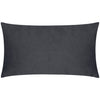 Gold Bee Rectangular Velvet Cushion Black