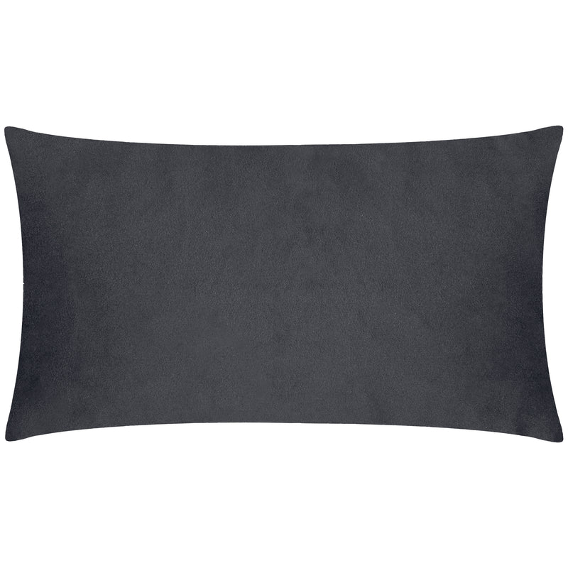 Gold Bee Rectangular Velvet Cushion Black
