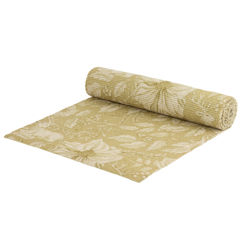 Paoletti Gold Stag Christmas Festive Table Runner in Gold