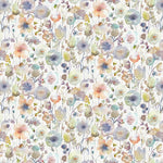 Voyage Maison Gospiana Printed Cotton Fabric in Cloud/Cream