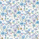 Voyage Maison Gospiana Printed Cotton Fabric in Crocus/Cream