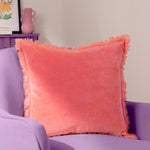 furn. Gracie Cushion Cover in Coral