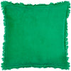 Plain Green Cushions - Gracie  Cushion Cover Emerald Green furn.