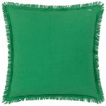 Plain Green Cushions - Gracie  Cushion Cover Emerald Green furn.