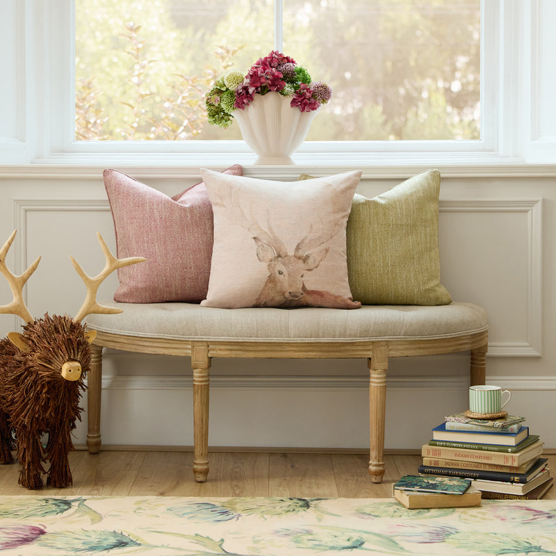  Cushions - Gregor Stag  Cushion Cover Natural Voyage Maison