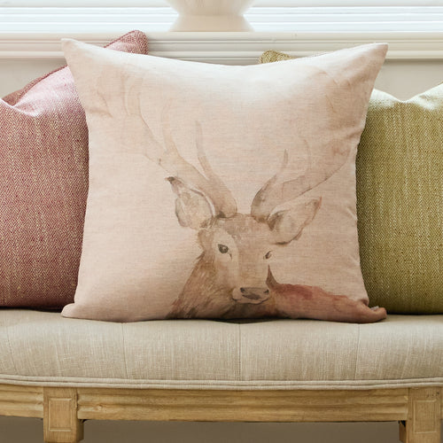  Cushions - Gregor Stag  Cushion Cover Natural Voyage Maison