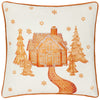  Brown Cushions - Gretel Velvet Piped Cushion Cover Cloud Dust/Ginger furn.