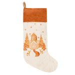  White Accessories - Gretel Printed Velvet Xmas Stocking Cloud dust/Ginger furn.