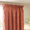 Wylder Grantley Jacquard Pencil Pleat Curtains in Brick