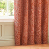 Wylder Grantley Jacquard Pencil Pleat Curtains in Brick