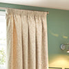 Wylder Grantley Jacquard Pencil Pleat Curtains in Natural