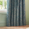 Wylder Grantley Jacquard Pencil Pleat Curtains in Wedgewood