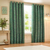 Wylder Grantley Jacquard Eyelet Curtains in Emerald