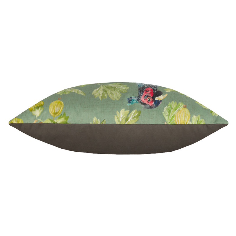 Evans Lichfield Grove Pheasant Outdoor Cushion Cover in Olive