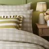 Check Beige Bedding - Hartsford Check Printed Duvet Cover Set Neutral furn.