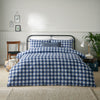 Check Blue Bedding - Hartsford Check Printed Duvet Cover Set Navy furn.