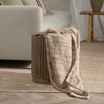 Plain Green Furniture - Hadden Storage Footstool Eucalyptus Yard