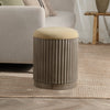 Plain Green Furniture - Hadden Storage Footstool Eucalyptus Yard