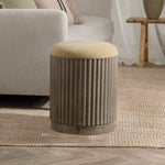 Plain Green Furniture - Hadden Storage Footstool Eucalyptus Yard