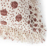 Yard Hara Woven Fringed Cotton Cushion Cover in Pecan