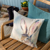 Animal Blue Cushions - Harriet Hare Outdoor Polyester Filled Cushion Blue Voyage Maison