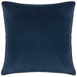 Floral Blue Cushions - Harlington Botany Floral Piped Cushion Cover Petrol Wylder