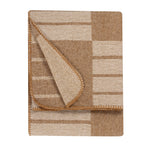 Geometric Beige Throws - Harlech Woven Reversible Throw Biscuit Yard
