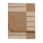 Geometric Beige Throws - Harlech Woven Reversible Throw Biscuit Yard