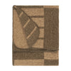 Geometric Brown Throws - Harlech Woven Reversible Throw Brown Yard