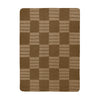 Geometric Brown Throws - Harlech Woven Reversible Throw Brown Yard