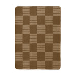 Geometric Brown Throws - Harlech Woven Reversible Throw Brown Yard