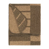 Geometric Brown Throws - Harlech Woven Reversible Throw Brown Yard