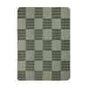 Geometric Green Throws - Harlech Woven Reversible Throw Moss Yard