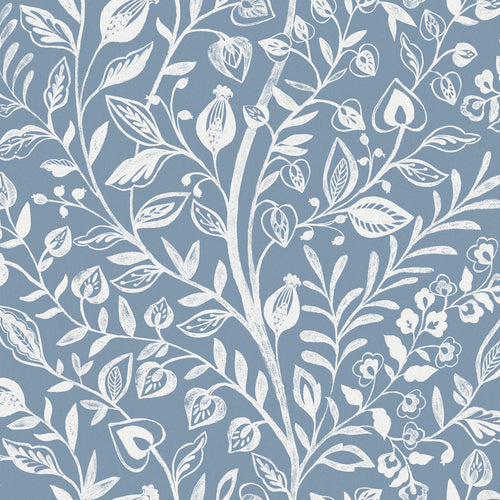 Voyage Maison Harlow Sea 1.4m Wide Width Wallpaper in Thistle