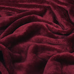 Plain Red Throws - Harlow Fleece Throw Berry furn. 